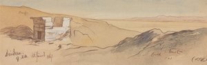 Dendera, sabah 9:00, 15 Ocak 1867 (156) by Edward Lear