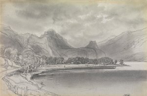 Derwentwater by Edward Lear