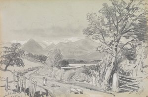 Derwentwater, Eylül 1836 by Edward Lear