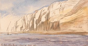 Gebel Şeyh Ebu Fodde, sabah 8:00, 4 Mart 1867 (588) by Edward Lear