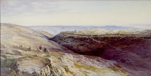 Kudüs, 1865 by Edward Lear