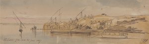 Luksor, sabah 7:30, 20 Ocak 1867 (199) by Edward Lear