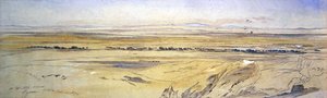 Lycaion, Arkadia by Edward Lear