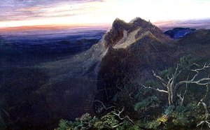 Karanlığın Sınırlarında Genişleyen Sabah (tuval üzerine yağlı boya) by Edward Lear