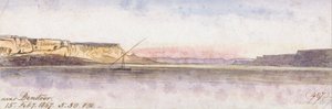 Dendour yakınında by Edward Lear