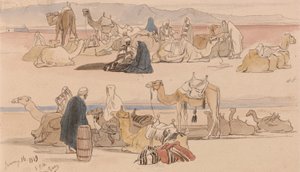 Süveyş yakınlarında by Edward Lear