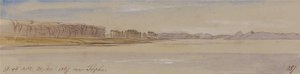 Tapha yakınlarında, sabah 9:45, 31 Ocak 1867 (287) by Edward Lear