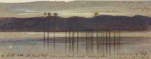 Philae, sabah 6:00-6:15, 31 Ocak 1867 (277) by Edward Lear