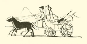 Süpürge, Kürek, Poker ve Maşa (gravür) by Edward Lear