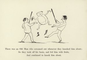 Onu her yere devirdiklerinde çığlık atan Yaşlı bir Adam vardı. by Edward Lear