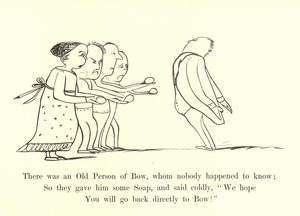 There was an Old Person of Bow, whom nobody happened to know  by Edward Lear