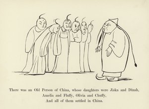 Kızları Jiska ve Dinah olan Çinli Yaşlı Bir Kişi vardı. by Edward Lear
