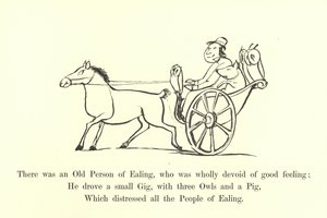 İyi hislerden tamamen yoksun olan bir Ealing Yaşlısı vardı. by Edward Lear