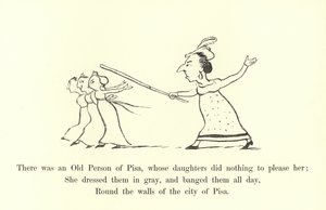 Kızları onu memnun etmek için hiçbir şey yapmayan yaşlı bir Pisa İnsanı vardı. by Edward Lear