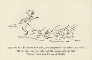 Vadileri ve tarlaları sık sık ziyaret eden Yaşlı bir Kalkan Kişisi vardı. by Edward Lear