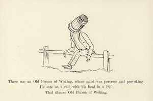 There was an Old Person of Woking, whose mind was perverse and provoking  by Edward Lear
