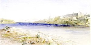 Valetta, Malta by Edward Lear