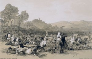 Roma ve çevresinden manzaralar: SantaAnatolia fuarı by Edward Lear