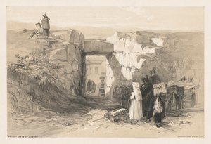 Roma ve Çevresi Manzaraları: Alatri Antik Kapısı by Edward Lear