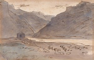 Vjose, saat 19:15, 17 Nisan 1857 by Edward Lear
