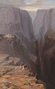 Zagori, Yunanistan, 1860. by Edward Lear