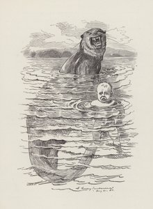 Charles Kingsley'nin Su Bebekleri için illüstrasyonu (gravür) by Edward Linley (after) Sambourne