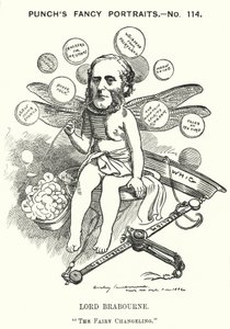 Yumruk karikatürü: Edward Knatchbull-Hugessen by Edward Linley (after) Sambourne