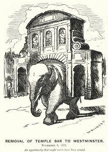 Punch karikatür: Temple Bar