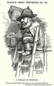 Punch karikatür: Sir Charles James Freake by Edward Linley (after) Sambourne