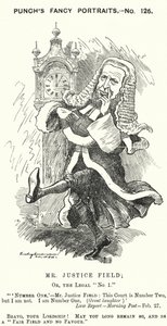 Yumruk karikatür: William Field by Edward Linley (after) Sambourne