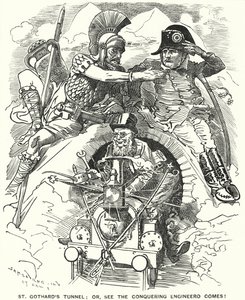 Punch karikatürü: Alpler