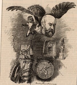 Algernon Borthwick, Ist Baron Glenesk (1830-1908) by Edward Linley Sambourne