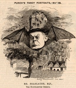 Charles Bradlaugh (1833-1891) by Edward Linley Sambourne
