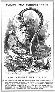 Charles Darwin, İngiliz doğa bilimci, 1881 by Edward Linley Sambourne