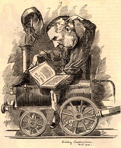 Edward William Watkin (1819-1901) by Edward Linley Sambourne