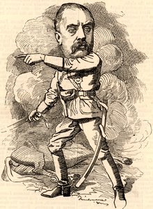 Gerald Graham (1831-1899) Kraliyet Mühendislerinde görev yapan İngiliz subayı by Edward Linley Sambourne