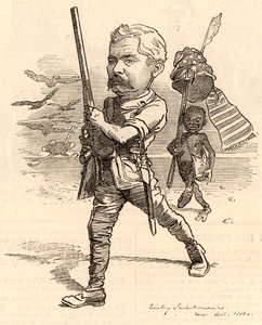 Henry Morton Stanley ile İllüstrasyon by Edward Linley Sambourne