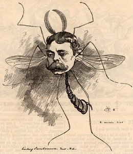 Lord Randolph Henry Spencer Churchill (1849-1895) by Edward Linley Sambourne