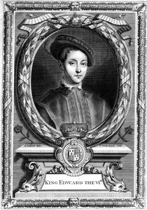 Edward VI, İngiltere Kralı. by Edward Lutterell