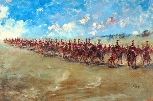 Dörtnala ilerleyen 16 Lancers, 1898