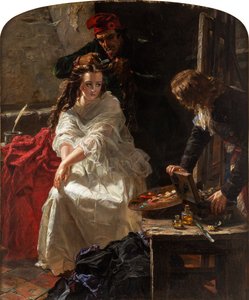 Conciergerie Hapishanesinde Charlotte Corday, 1862.