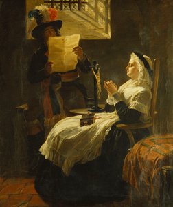 Marie Antoinette, Duruşmasından Bir Gün Önce Suçlama Yasasını Dinliyor, 1859