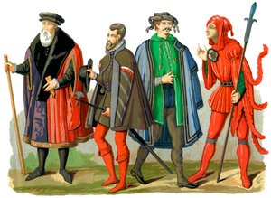 Alman kostümleri, 15.-16. yüzyıl 1849.