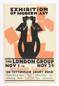 Poster, Modern Sanat Sergisi-The London Group