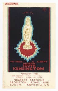 Poster, Victoria ve Albert Müzesi, Londra Metrosu için, 1921