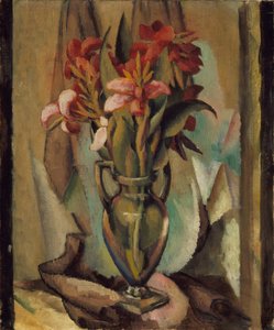 Saplı Vazoda Çiçekler, 1919-22 by Edward Middleton Manigault
