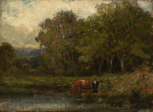 Manzara, 1895. by Edward Mitchell Bannister