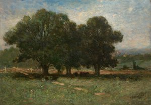 Manzara, 1899. by Edward Mitchell Bannister