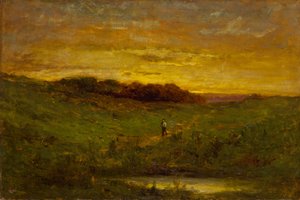 Gün batımı, 1883. by Edward Mitchell Bannister