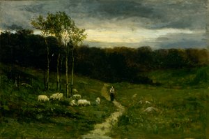 Yolda Yürüyen Kadın, 1882.